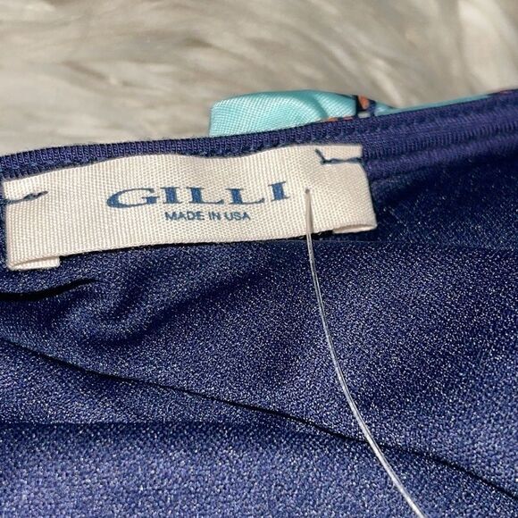 Gilli Dress Womens size large shift Colbie jersey Paisley Made in USA light New - Picture 5 of 10